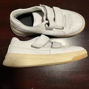 acne studios white leather sneakers